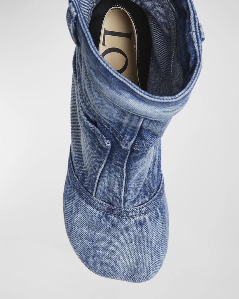 Loewe Toy Panta Denim Ankle Boots 6