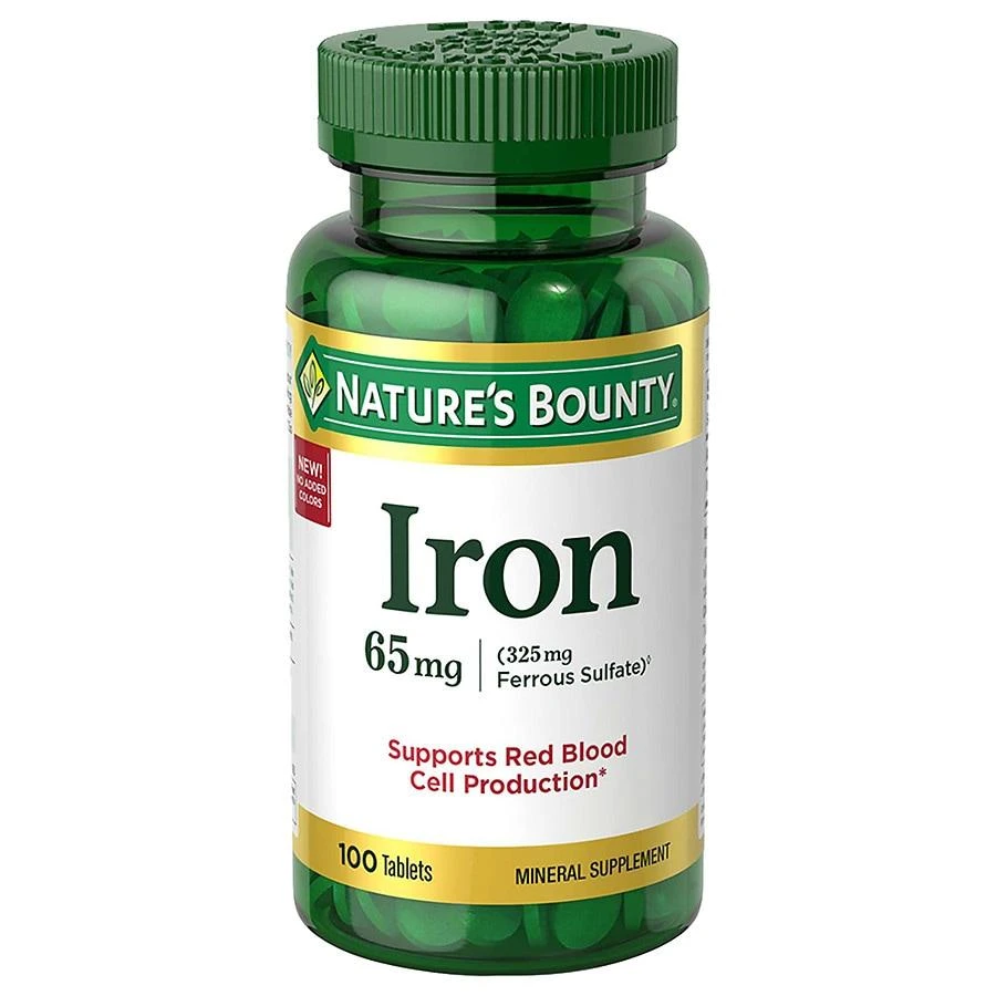 Nature's Bounty Iron, 65mg, Tablets 1