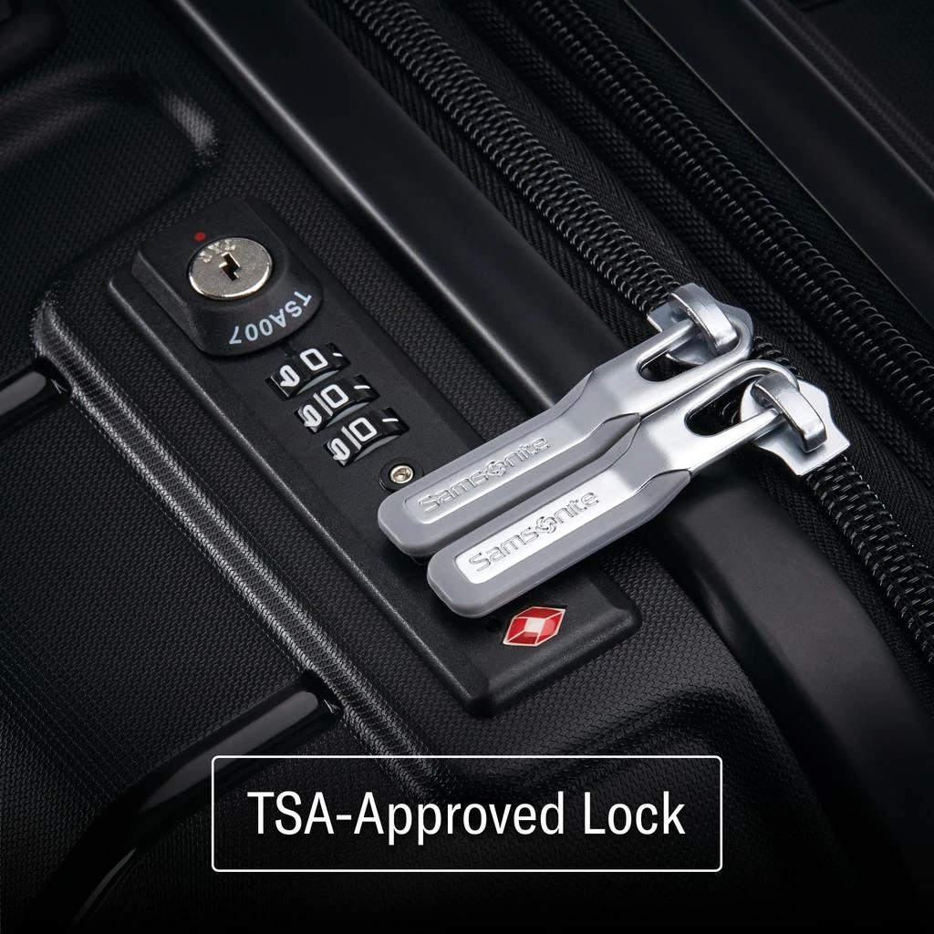 Samsonite Samsonite Freeform Hardside Carry-On Luggage with Spinner Wheels - Hardshell Suitcase - TSA, Airline-Approved - Expandable Hard Shell, Smooth Rolling Wheels for Lightweight Travel – Black 6