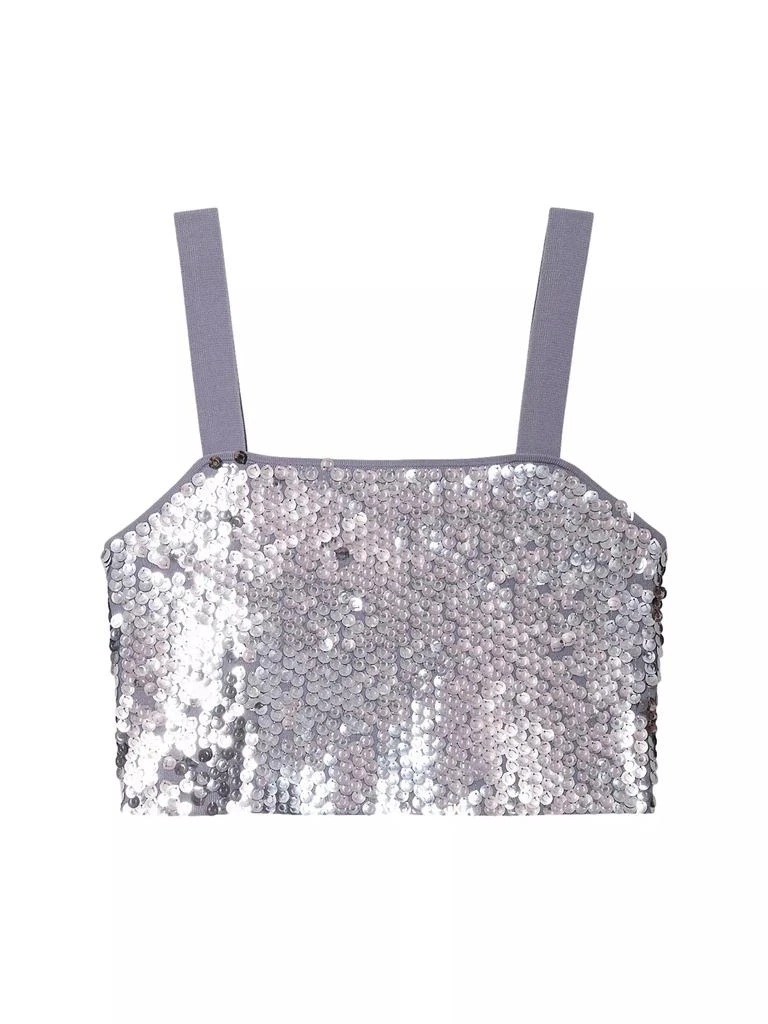Maje Sequinned Knit Top 1