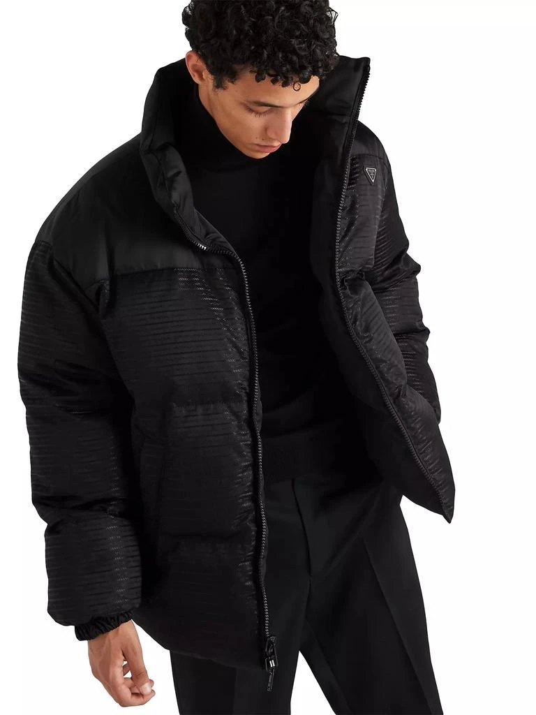 Prada Medium-Length Re-Nylon Down Jacket 4