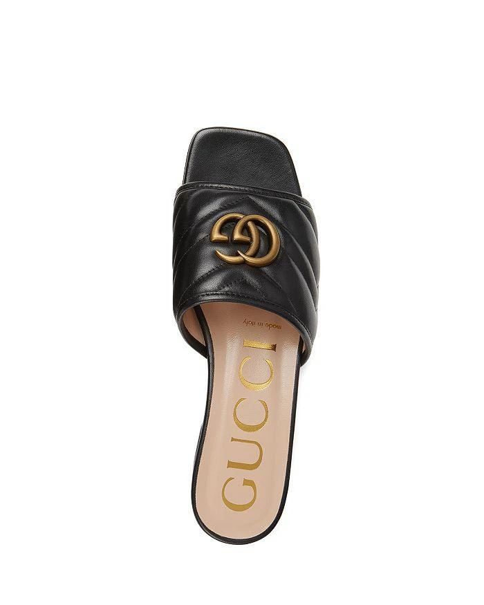 Gucci Women's Jolie Matelassé Double G Slide Sandals 4