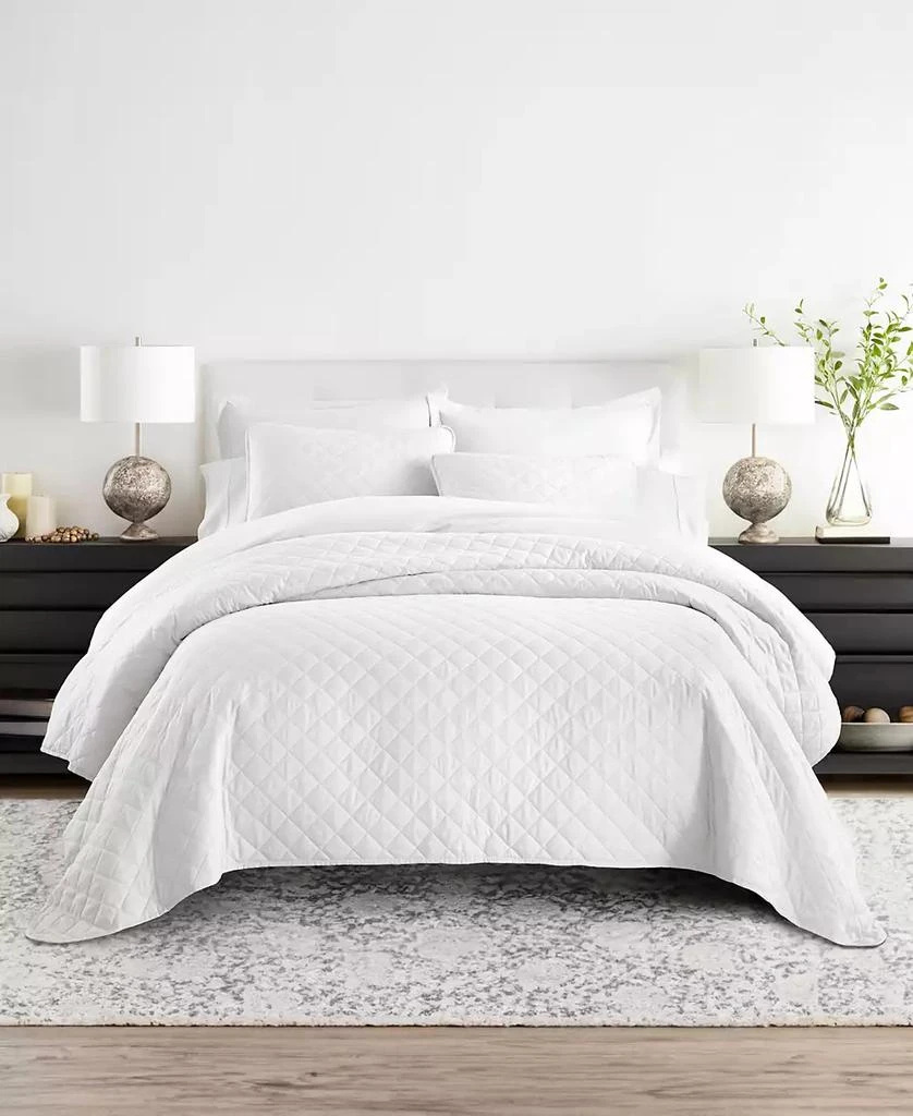 IENJOY HOME Diamond Stitch 3-Pc. Lightweight Quilt Set 1