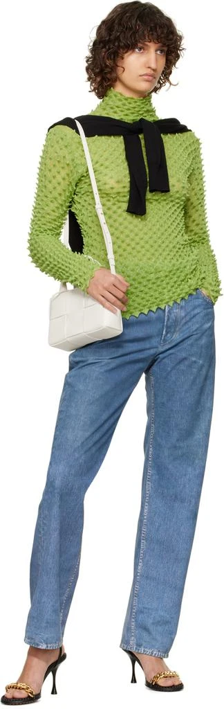 Bottega Veneta White Mini Arco Tote 4