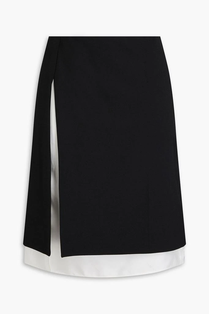 PETER DO Layered two-tone twill skirt 1