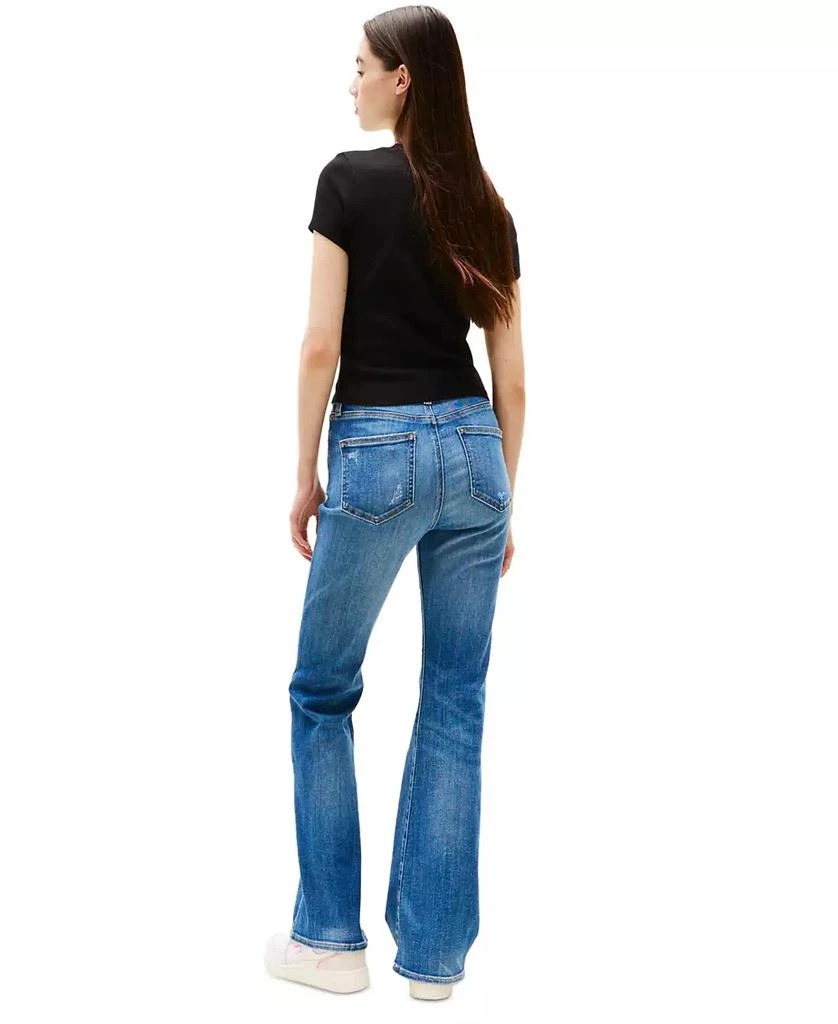 Tommy Jeans Women's Slim-Fit Ribbed Americana Graphic T-Shirt 4