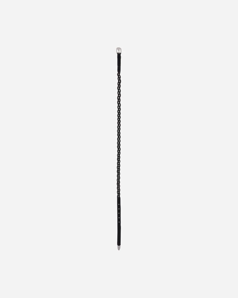 Our Legacy 2cm Braided Belt Black 4