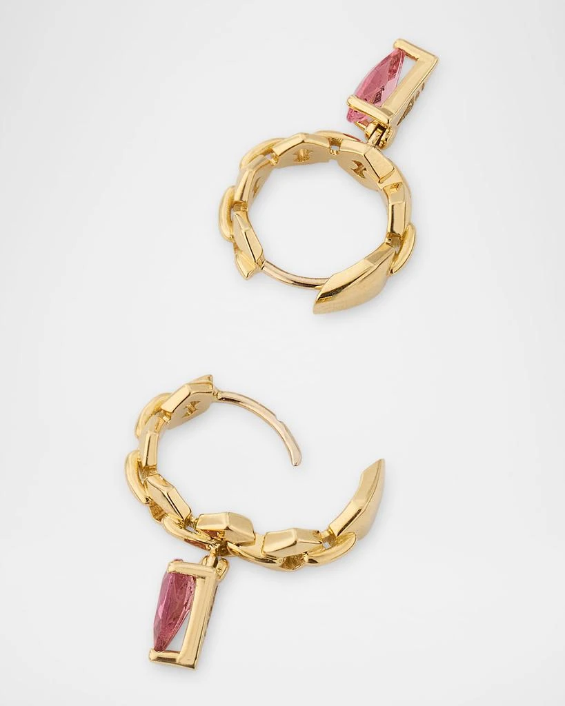 Dries Criel 18K Yellow Gold Bond Mini Hoop Earrings 4