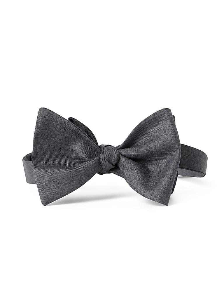 Brunello Cucinelli Virgin Wool and Silk Twill Bow Tie