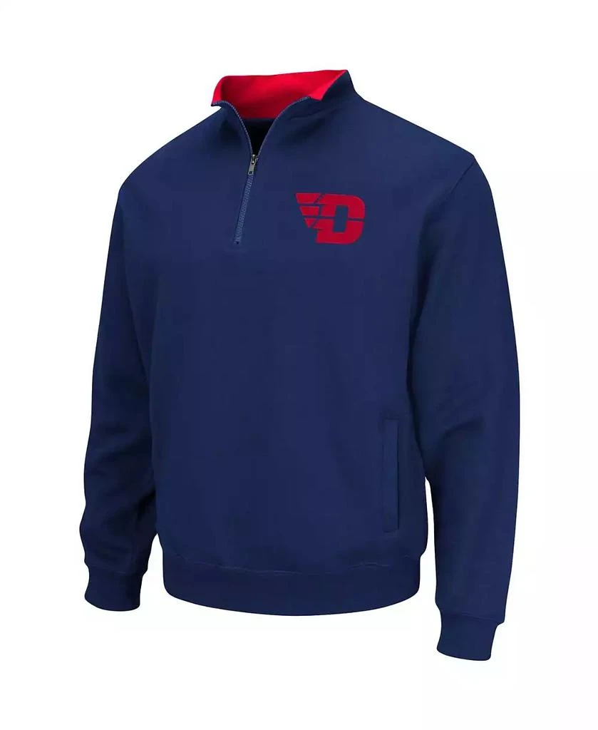 Colosseum Men's Navy Dayton Flyers Tortugas Logo Quarter-Zip Jacket 2