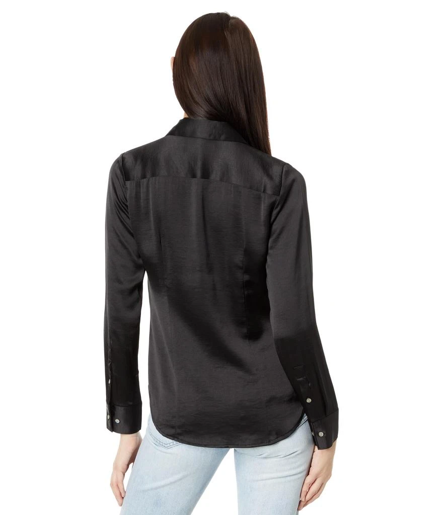 Madewell Darted Button-Up Shirt in Satin 2