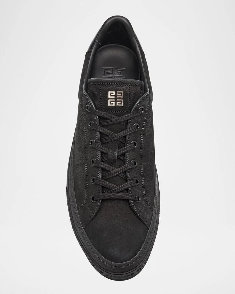 Givenchy Men's City Sport Grained Leather Low-Top Sneakers 5