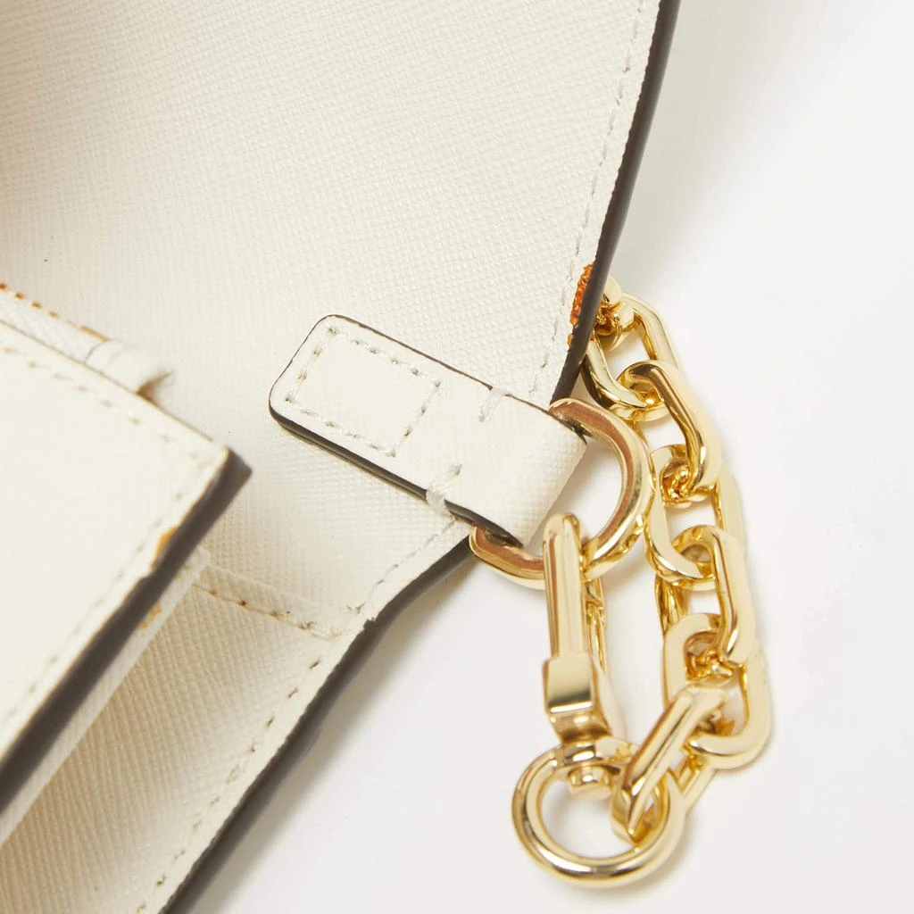 Tory Burch Tory Burch White Leather Emerson Wallet On Chain 12