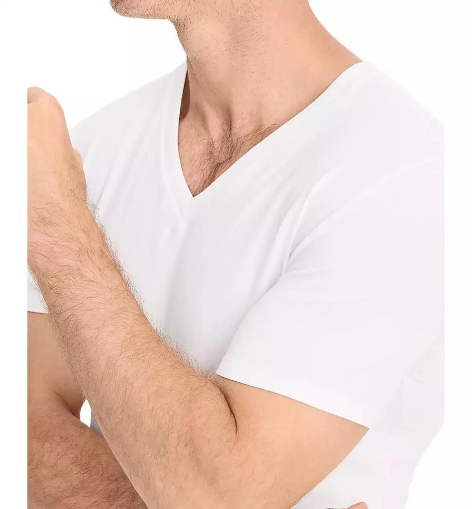 Jockey Men's Smooth Fit Stretch V-Neck T-Shirts, Pack of 3 5