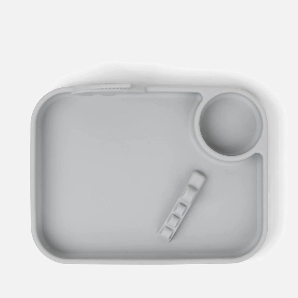 The Hut Done by Deer Peakaboo Compartment Plate - Grey 2