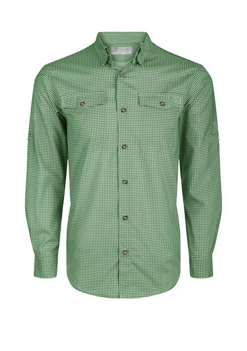Drake Waterfowl Waterfowl Mens Frat Gingham Check Long Sleeve Shirt