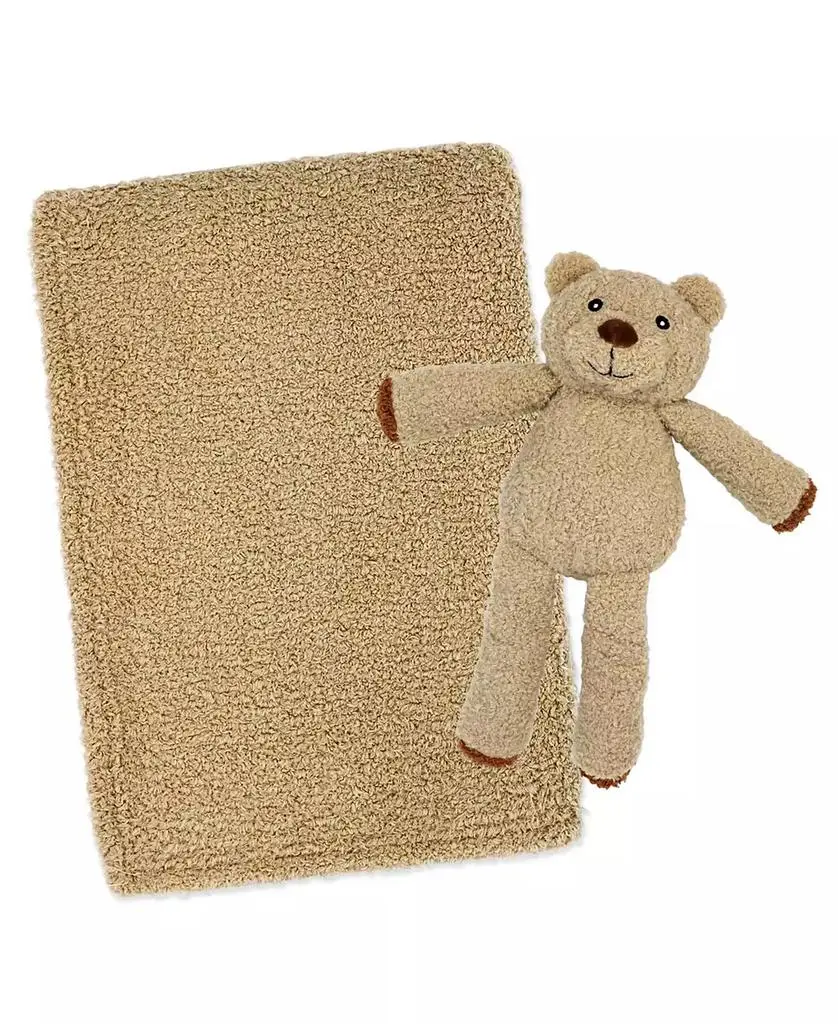 Tendertyme Kids' Chenille Blanket and Plush Bear, 2-Piece Set