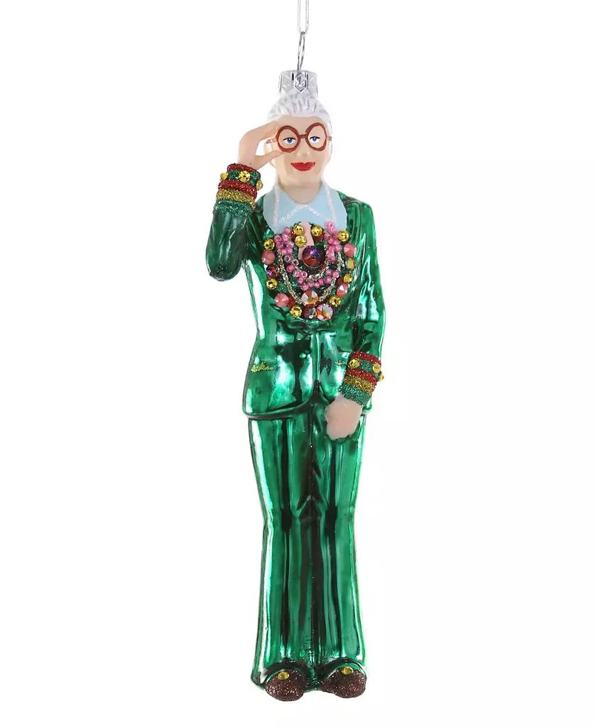 Cody Foster & Co. Iris Glass Ornament 1