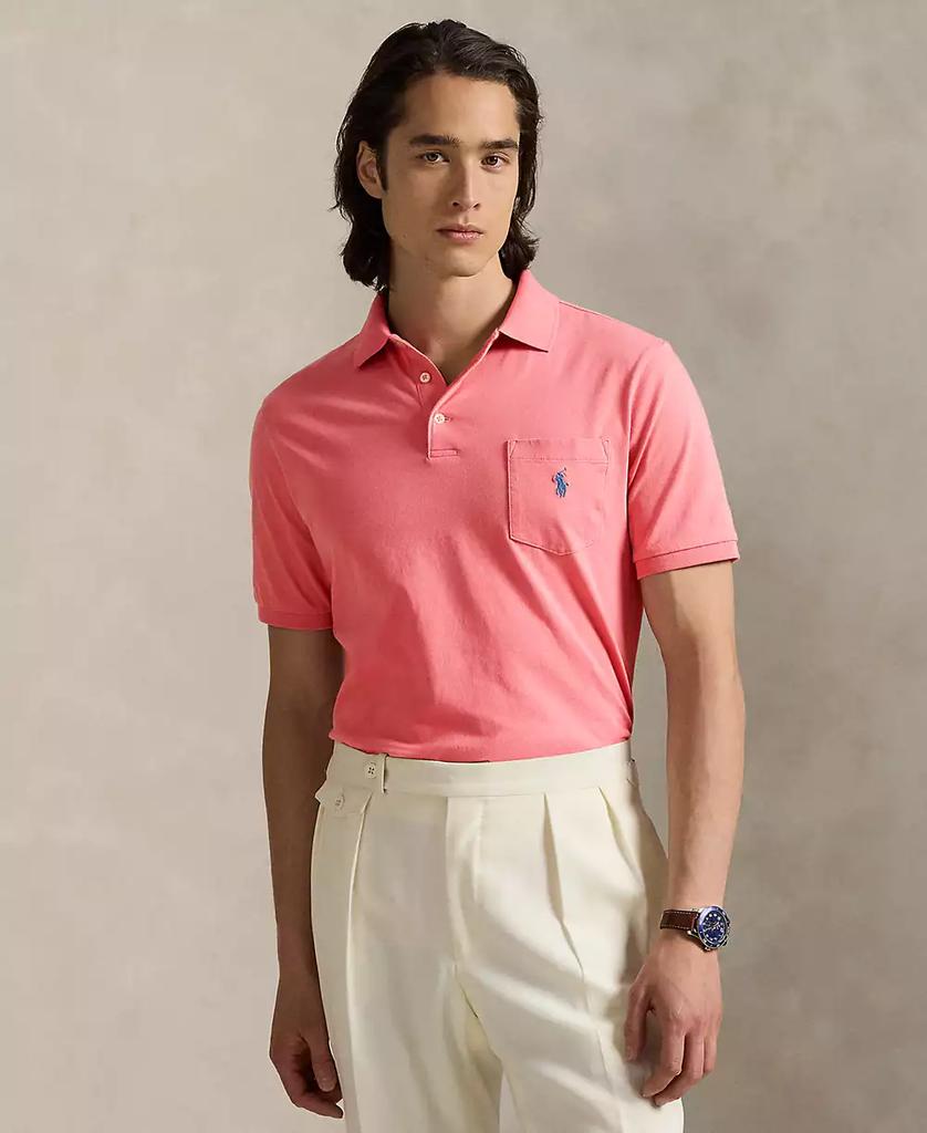 Ralph Lauren Men
s Classic-Fit Jersey Pocket Polo Shirt