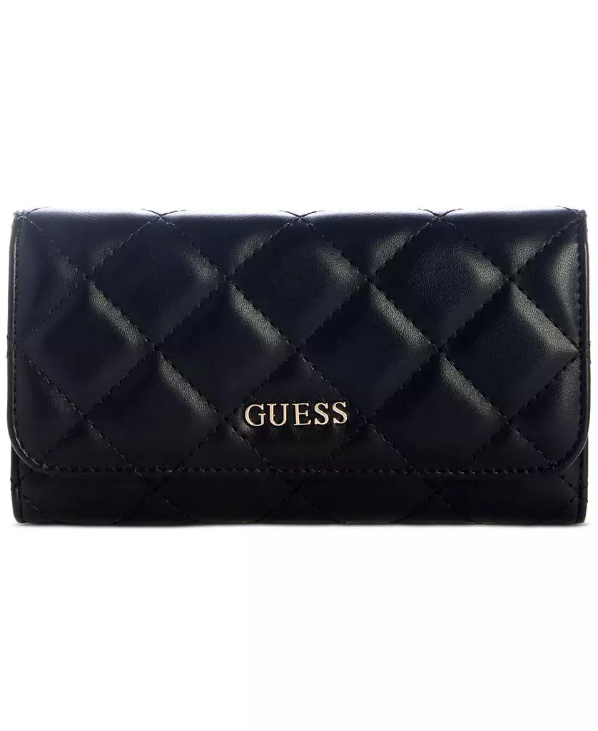 GUESS Tinsley Quilted Slim Clutch