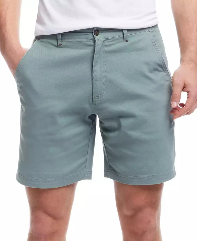 Weatherproof Vintage Men's Regular-Fit Stretch Twill 8" Shorts 1