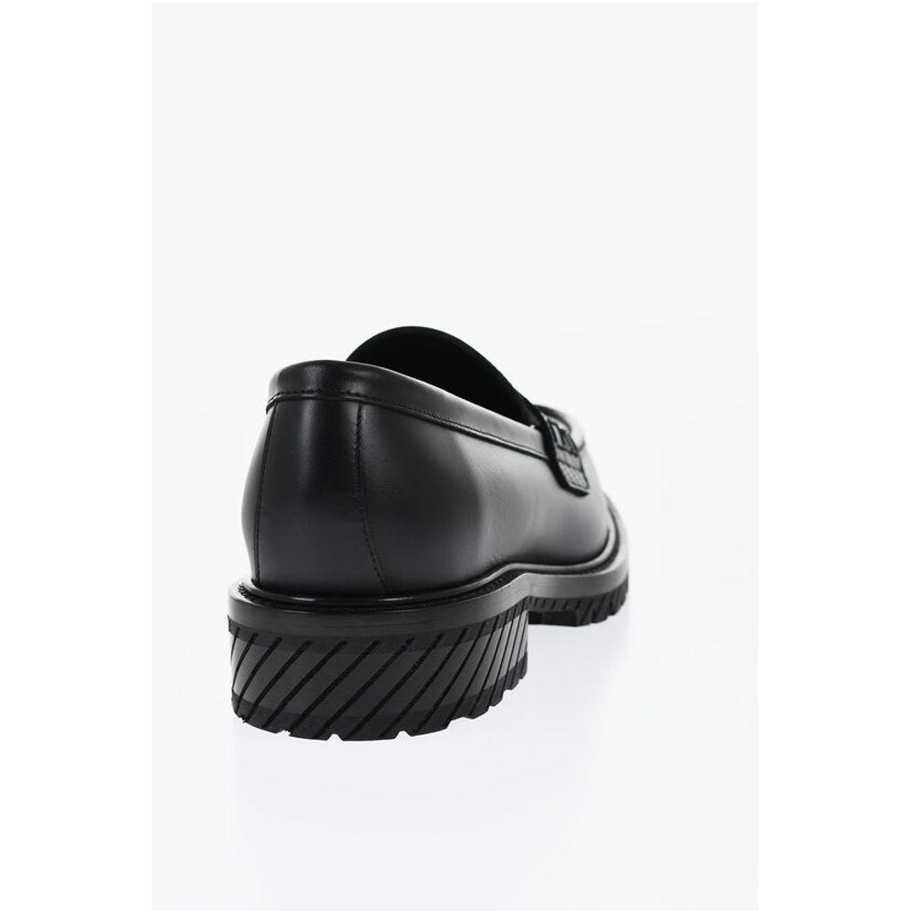 Off-White Off- Leather MILITARY Men's Loafers