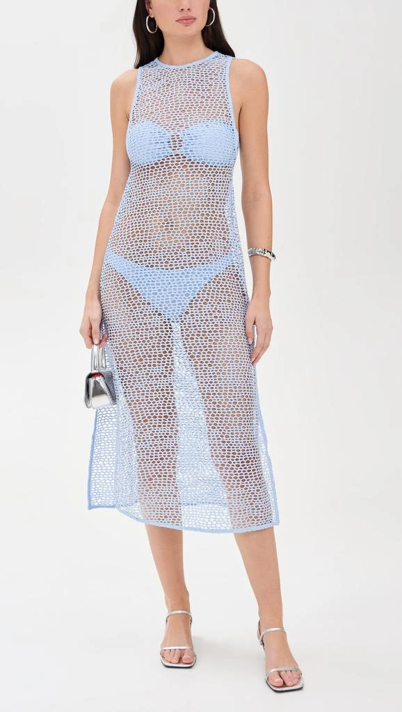 VIX PAULA HERMANNY Solid Twist Long Cover Up 1