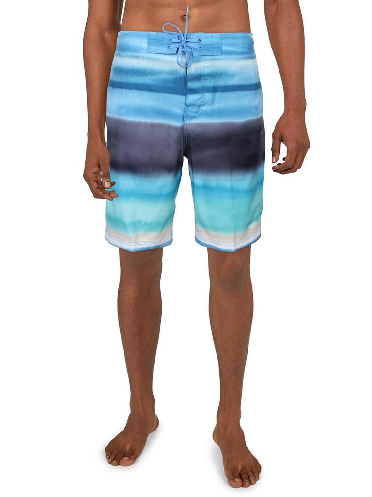 Speedo Mens Tie-Dye Polyester Swim Trunks