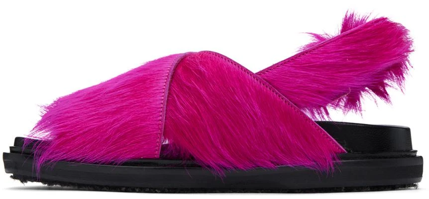 Marni Pink Fussbett Sandals 3