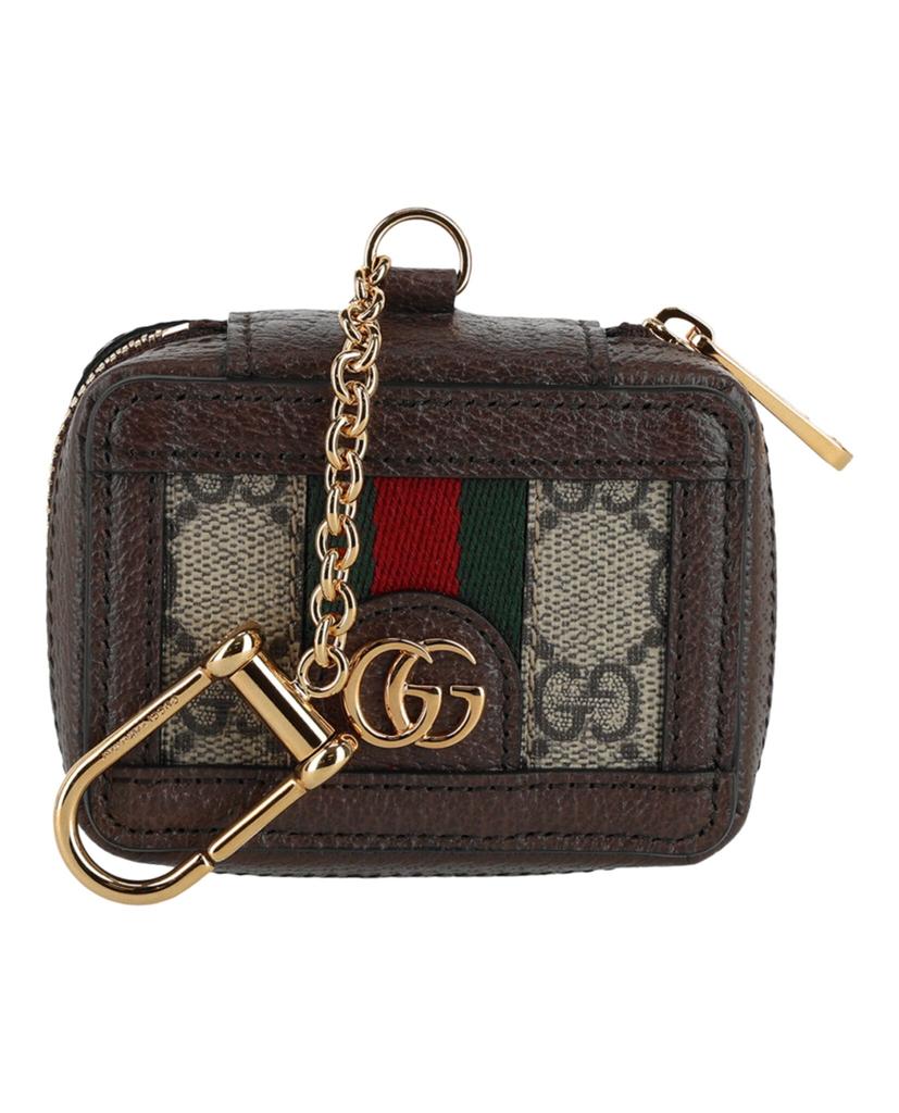 Gucci GG Supreme Ophidia Keychain Airpod Case