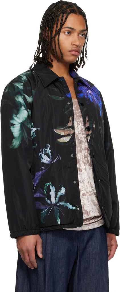 Dries Van Noten Black Printed Jacket 2