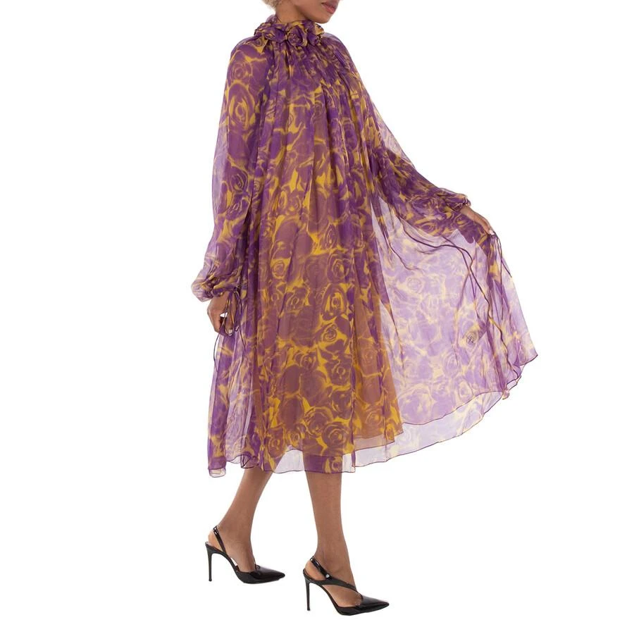 Burberry Rose Print Silk Dress 3