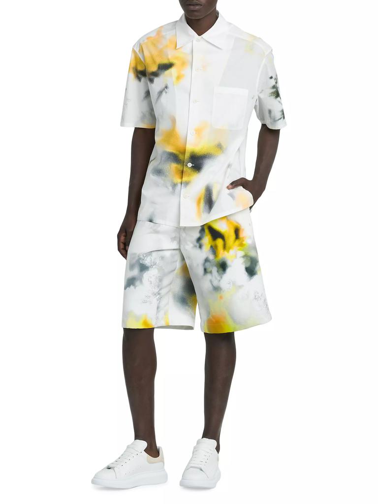 Alexander McQueen Printed Parka Shorts