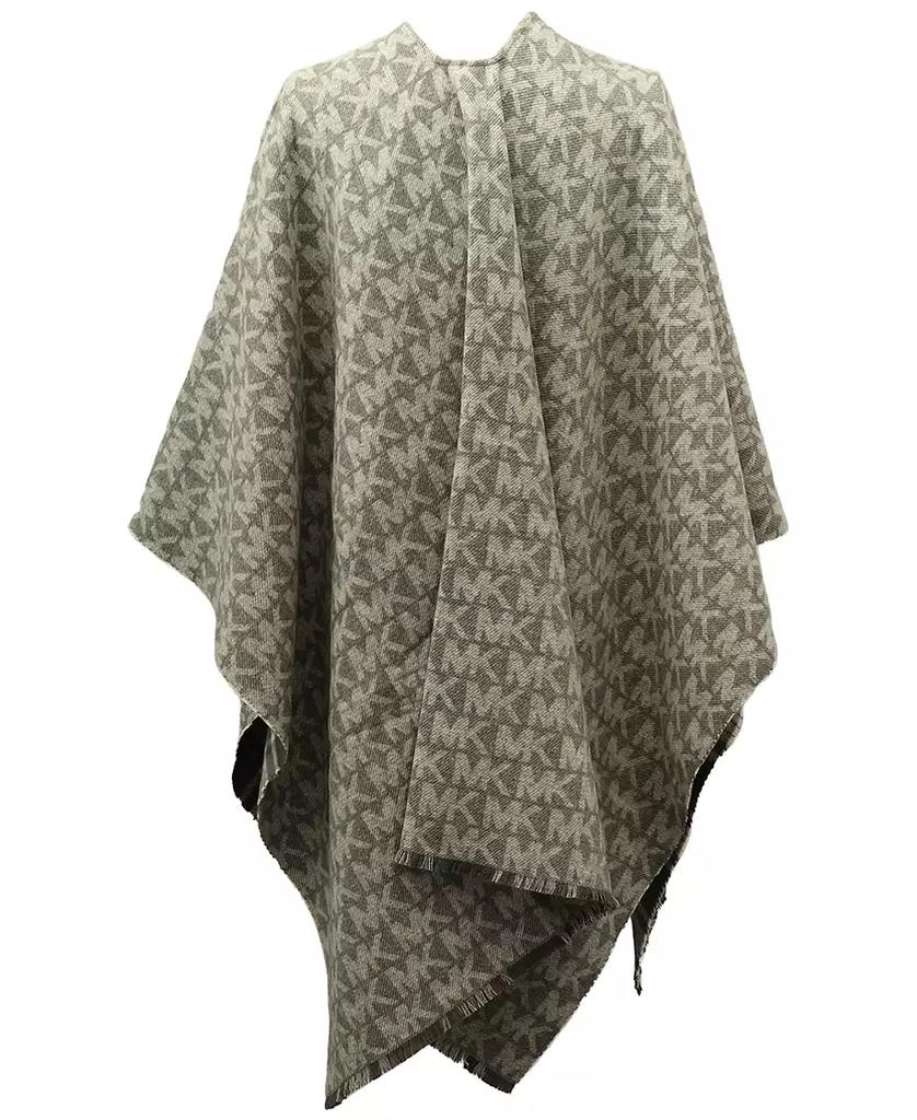 Michael Kors Michael Kors MK Plaid Reversible Ruana 3