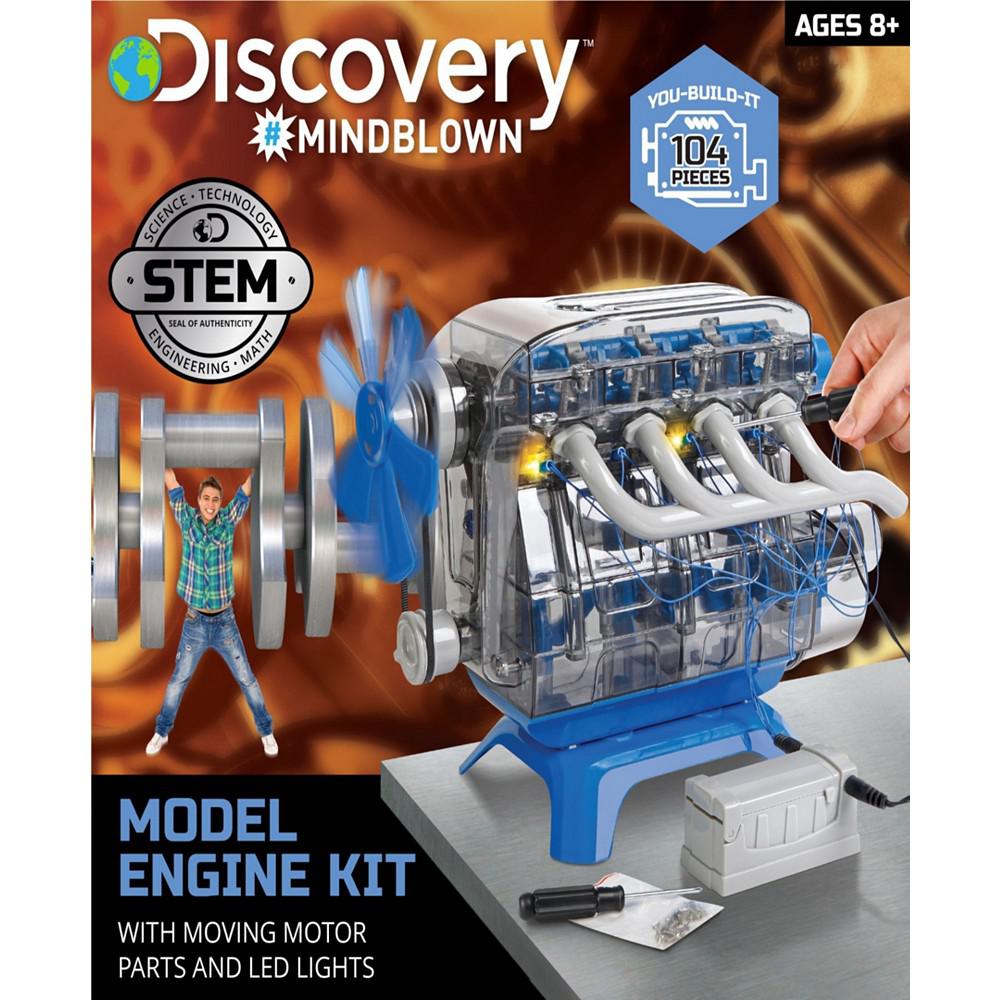 Discovery #MINDBLOWN Model Engine Kit, with Moving Parts and Lights