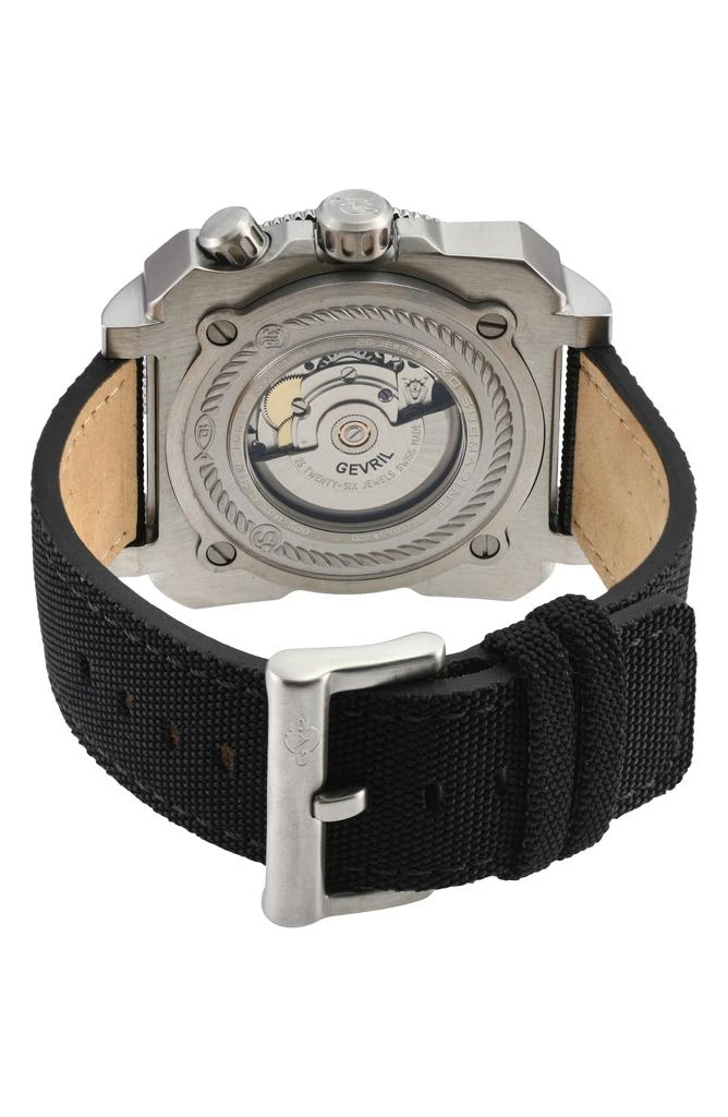 GV2 XO Submarine Canvas Strap Watch, 44mm 2