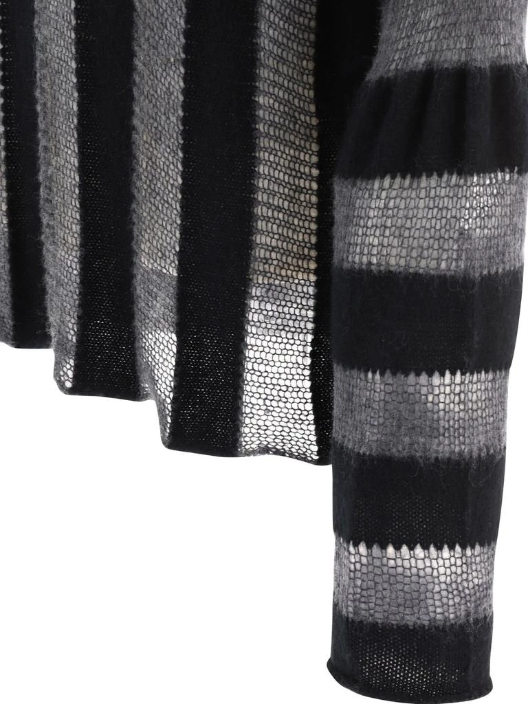 Brain Dead Brain Dead Fuzzy Threadbare Striped Jumper 4