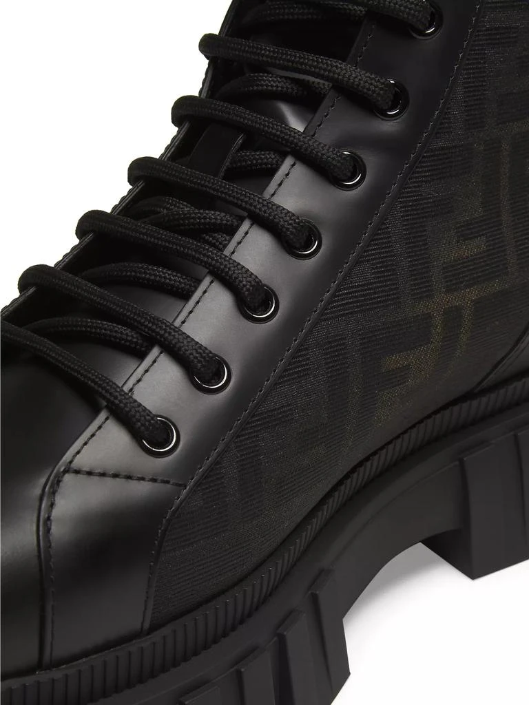 Fendi Lace-Up Ankle Boots 5