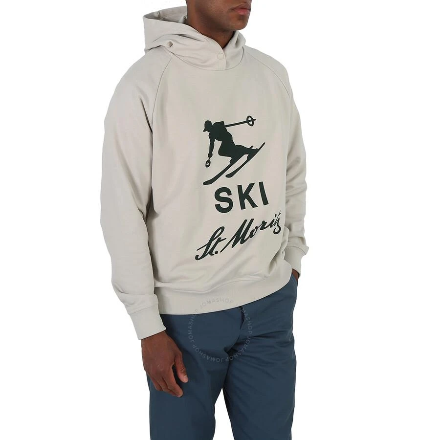 Bally Silver Birch Ski St. Moritz Diagonal Fleece Hoodie 3
