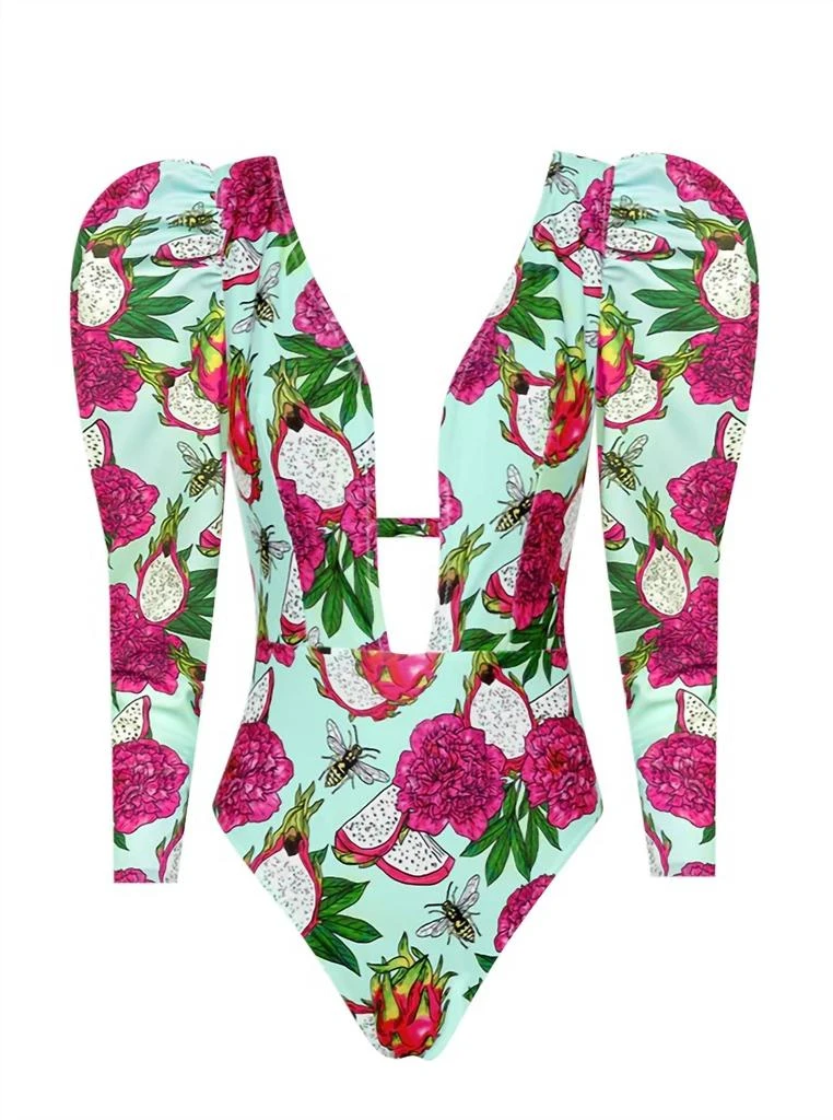 Lia Sahara Lia Sahara - Women's Plunge One Piece Swimsuit 2