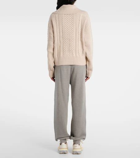 Varley Camello cable-knit half-zip sweater 3