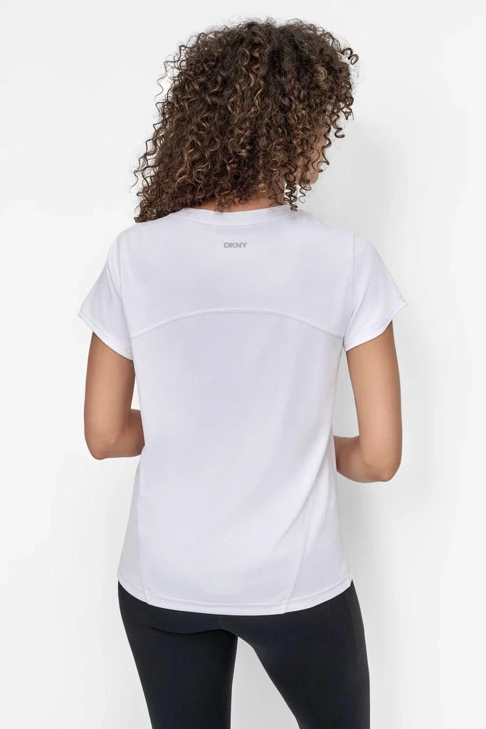 DKNY TECH MESH LOGO TEE 2