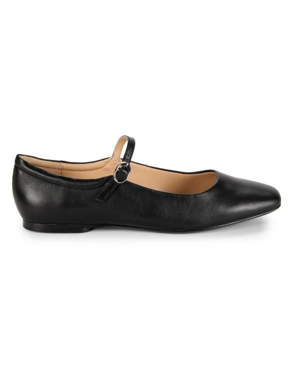 Saks Fifth Avenue Emma Leather Ballet Flats 1