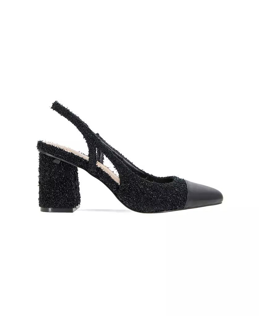 BCBG Women's Darrin Cap Toe Slingback Heeled Pumps