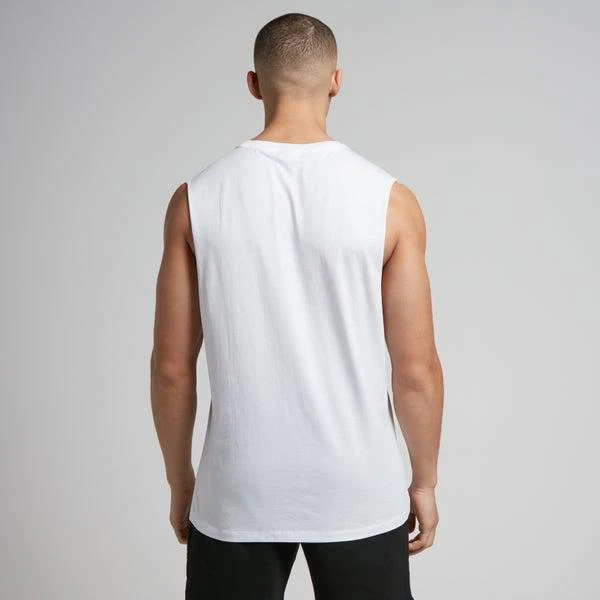 MP MP Men's Rest Day Drop Armhole Tank Top - White 2