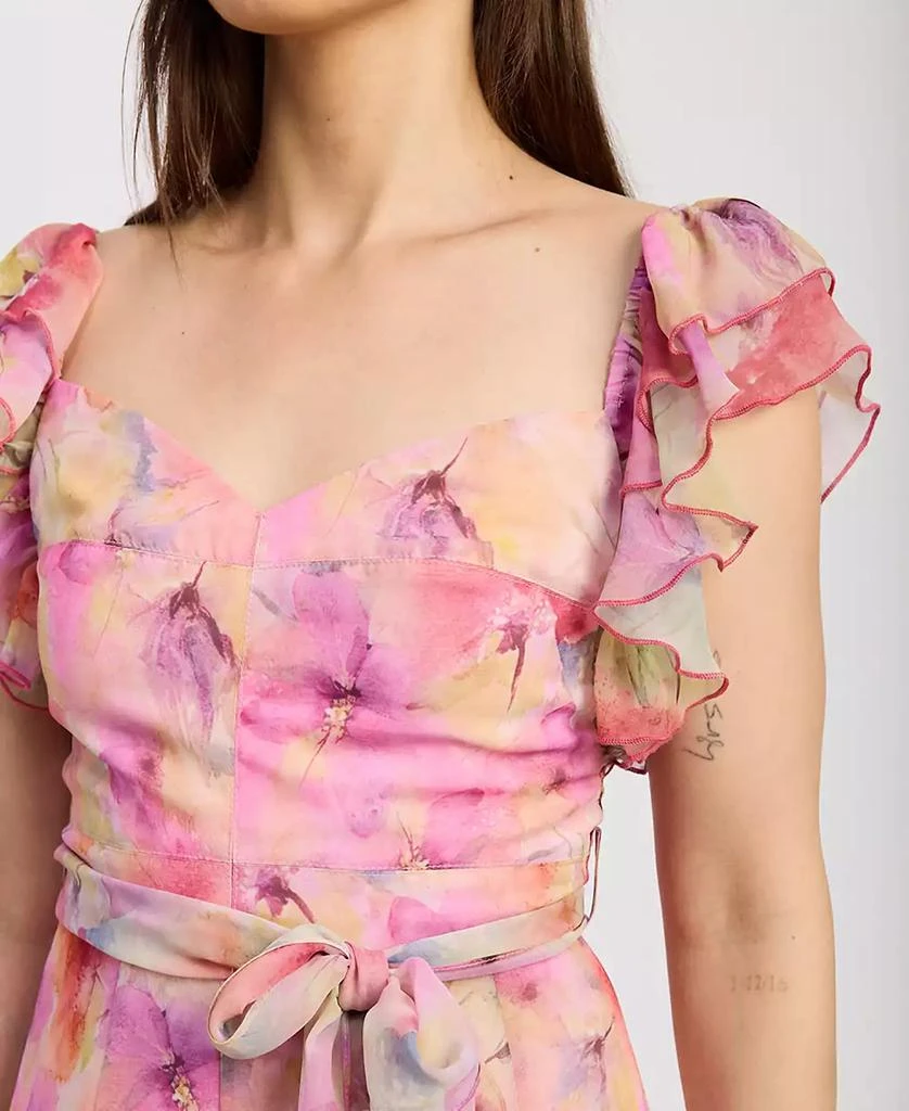 En Saison Women's Amari Ruffle Mini Dress 5