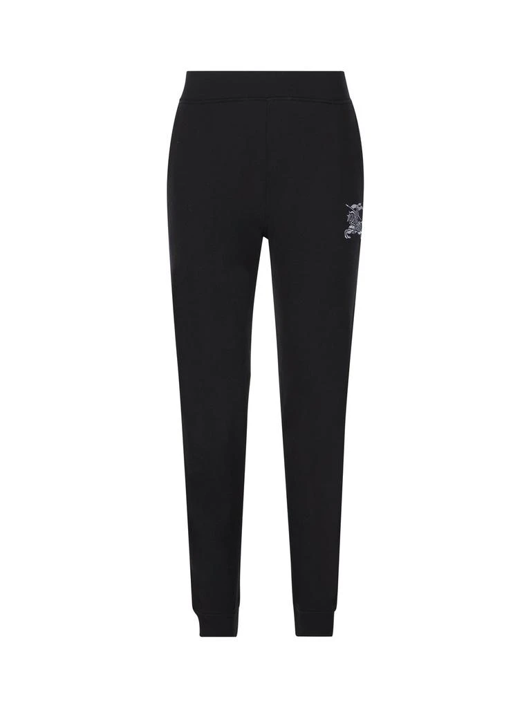 Shop Burberry Kids EKD-Embroidered Elasticated Waistband Track