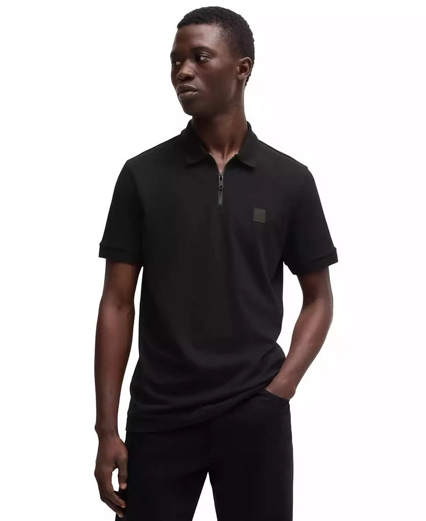Hugo Boss Men's Stretch-Cotton Pique Slim-Fit Polo Shirt 1