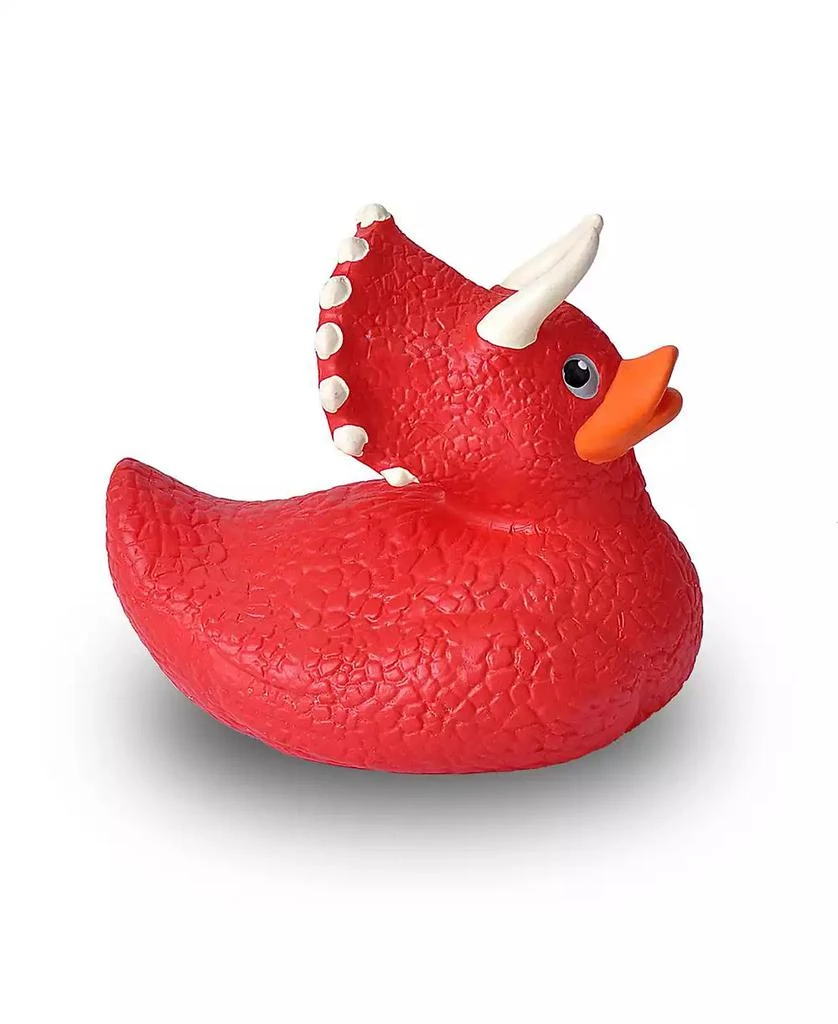 Wild Republic Rubber Duck Triceratops Figurines 2