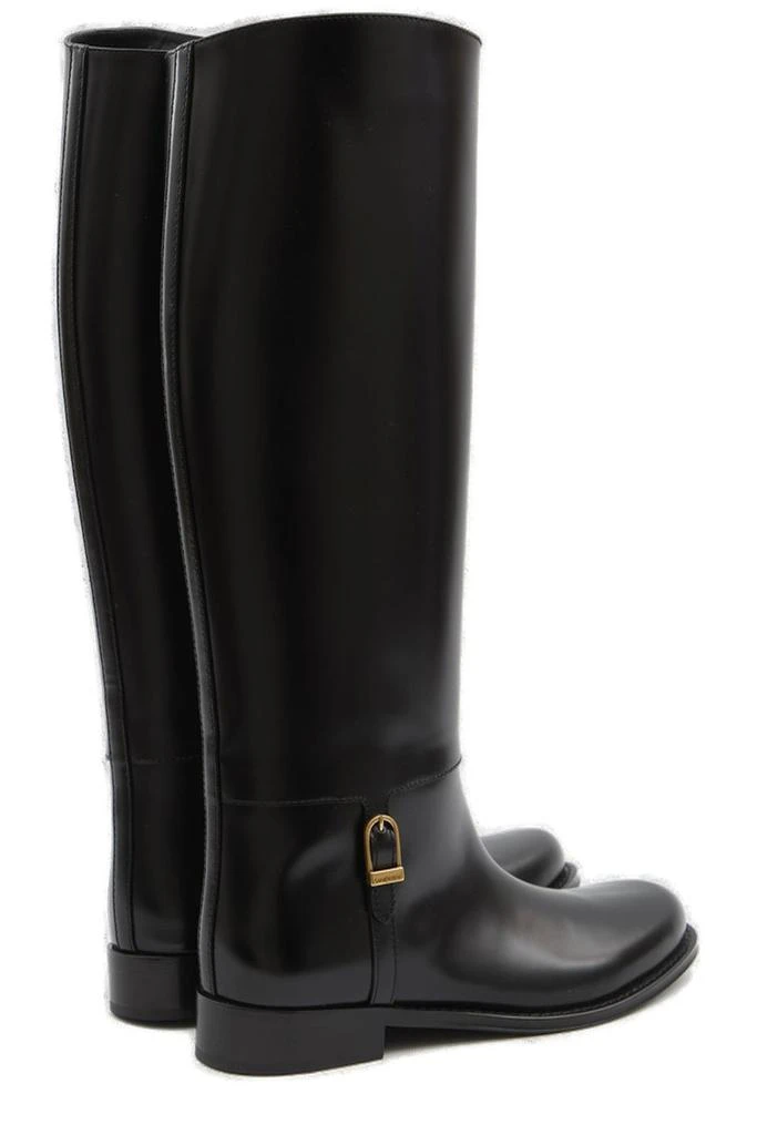 Yves Saint Laurent Saint Laurent Julia Logo Engraved Boots 2